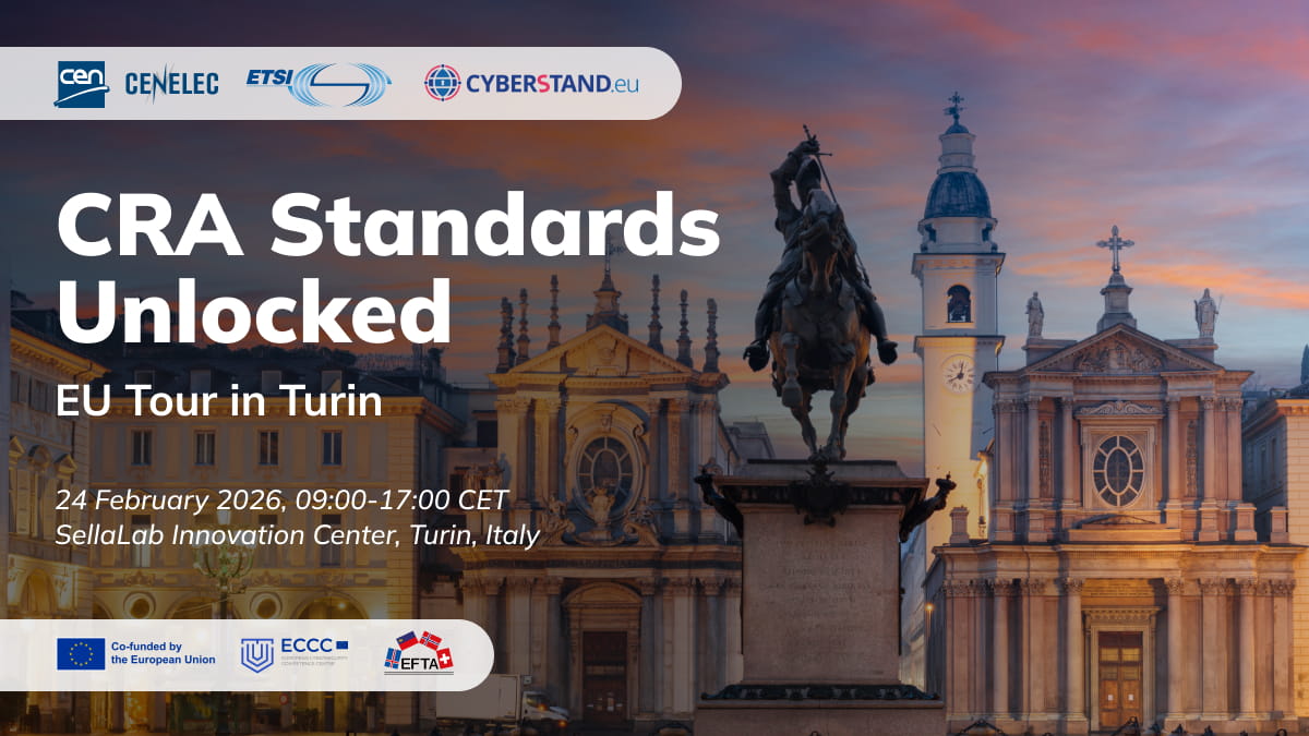 CRA Standards Unlocked - EU Tour in Turin