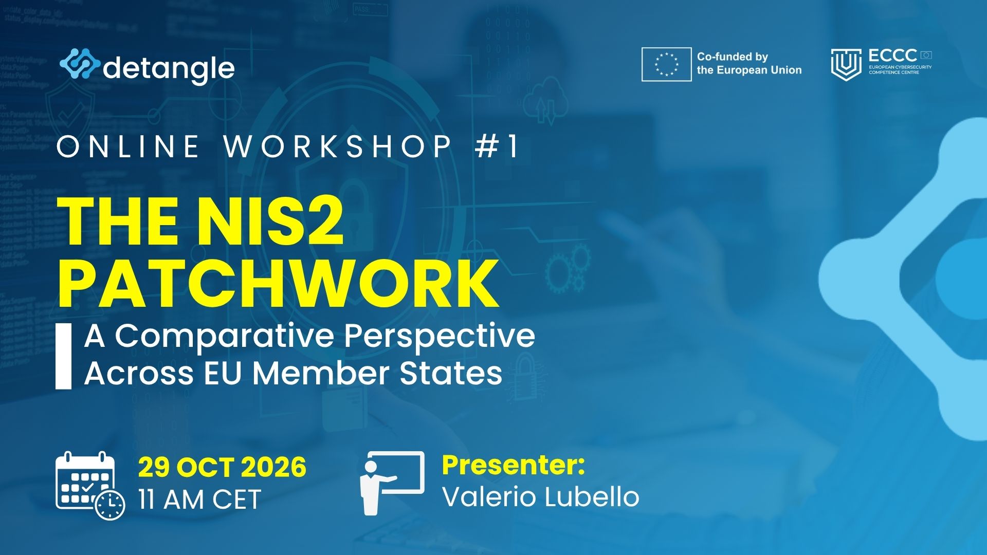 DETANGLE Workshop: The NIS2 Patchwork